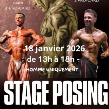 STAGE POSING - stage homme